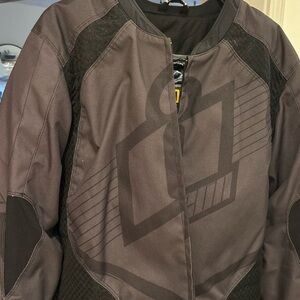 ICON Overlord Textile Riding Jacket - Gray